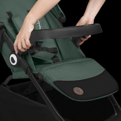 Lionelo - Детска количка EMMA ONE зелен/черен