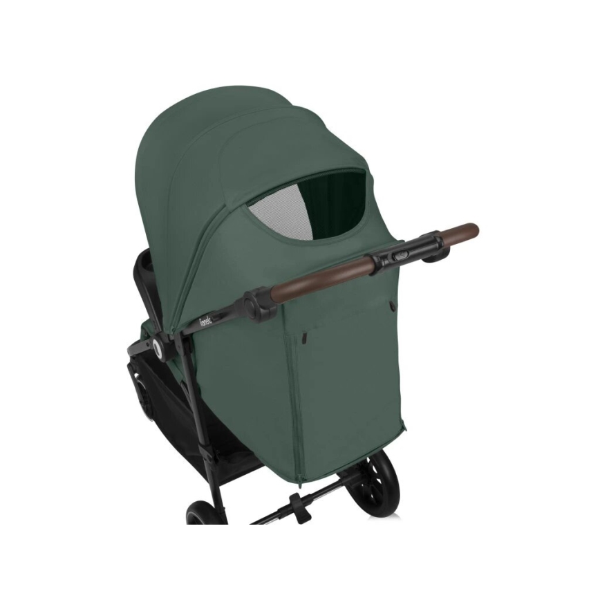 Lionelo - Детска количка EMMA ONE зелен/черен