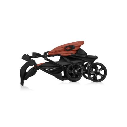 Lionelo - Детска количка EMMA PLUS тухла/черен