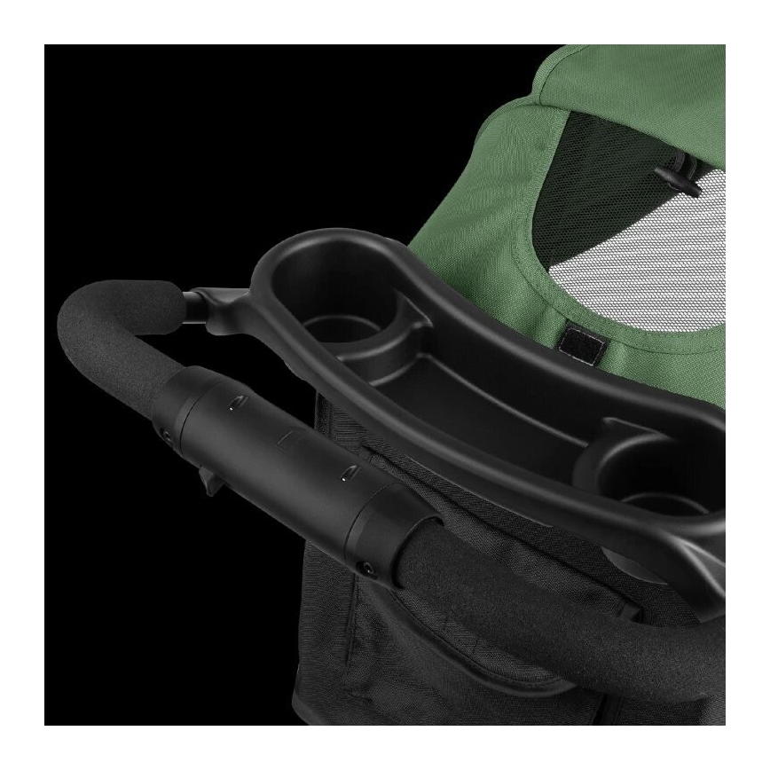 Lionelo - Детска количка EMMA PLUS зелен/черен