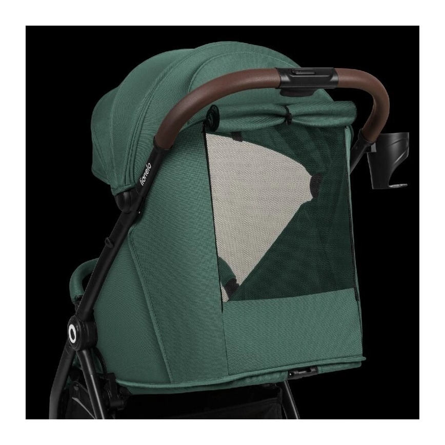 Lionelo - Детска количка INGRID зелен/черен