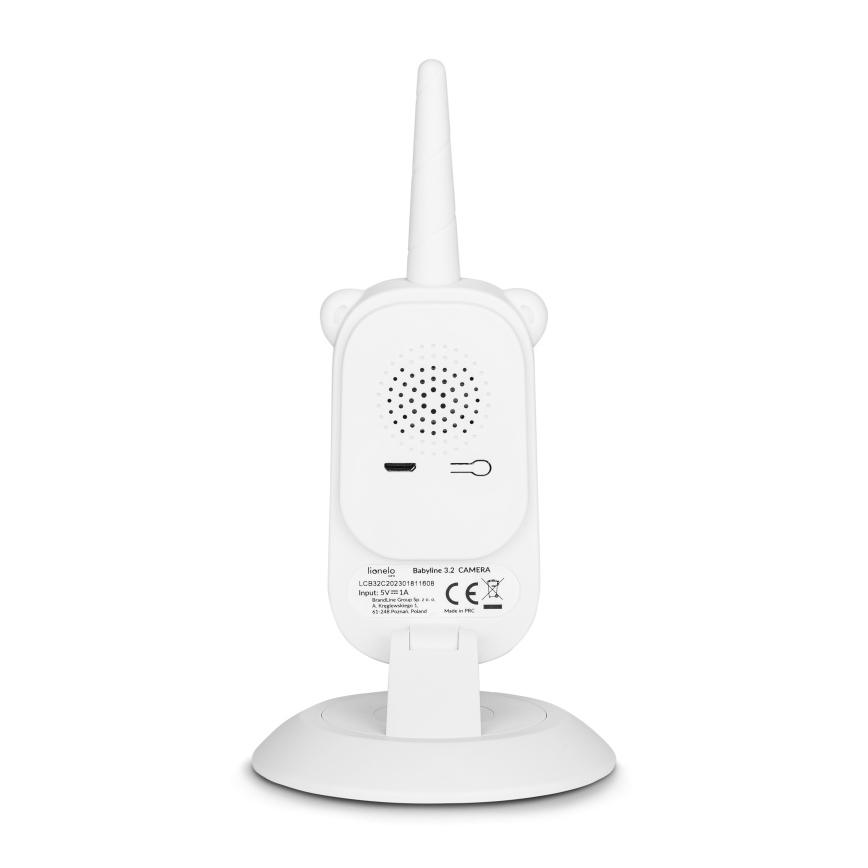 Lionelo - детски бебефон BABYLINE CAMERA 3.2 5V