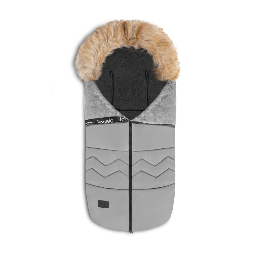 Lionelo - Детски чувал за количка FRODE Гълъбово сиво