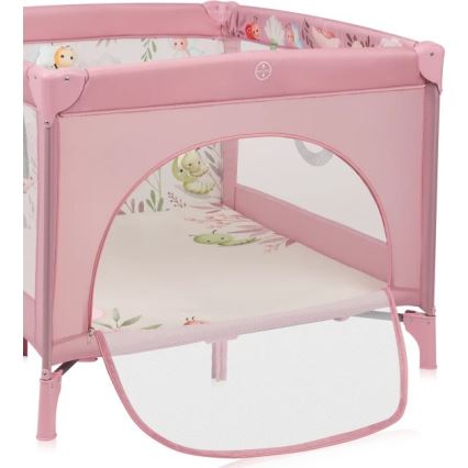 Lionelo - Детски манеж MILLE PLUS Розов
