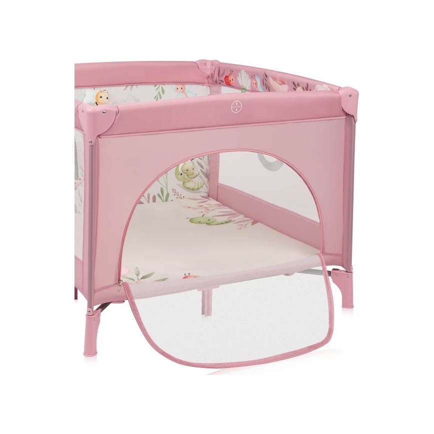 Lionelo - Детски манеж MILLE PLUS Розов