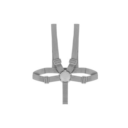 Lionelo - Детски стол за хранене 2 в 1 DALIA бял/сив