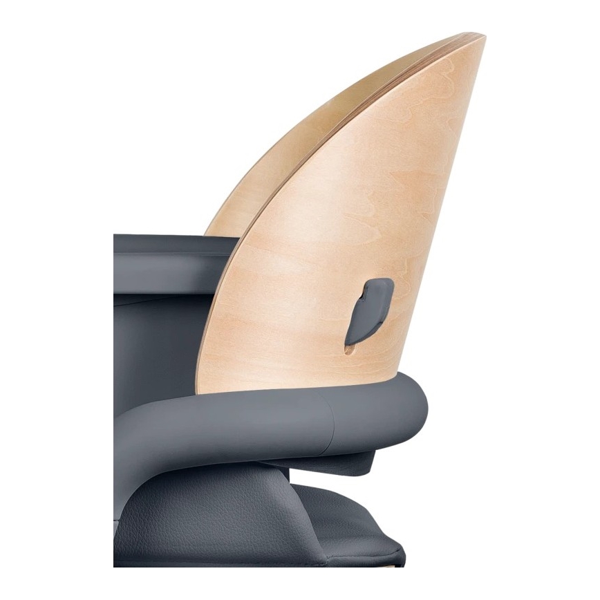 Lionelo - Детски стол за хранене 3 в 1 CELIA Сиво дърво