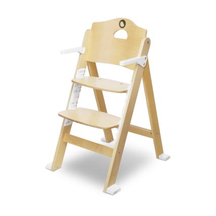 Lionelo - Детски стол за хранене 3 в 1 FLORIS White Natural