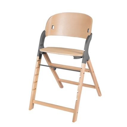 Lionelo - Детски стол за хранене 3 в 1 MEGAN, сив дървен ефект