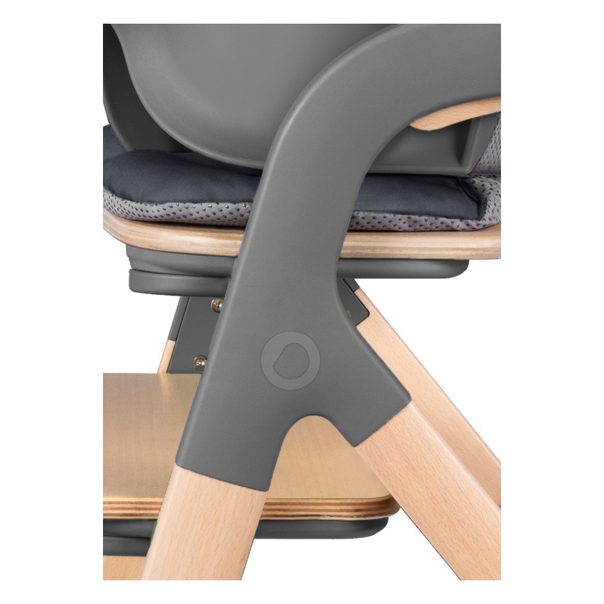 Lionelo - Детски стол за хранене 3 в 1 MEGAN Сиво дърво