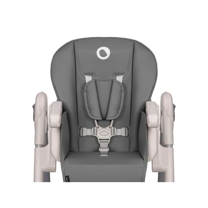 Lionelo - Детски стол за хранене ZANNA, сив