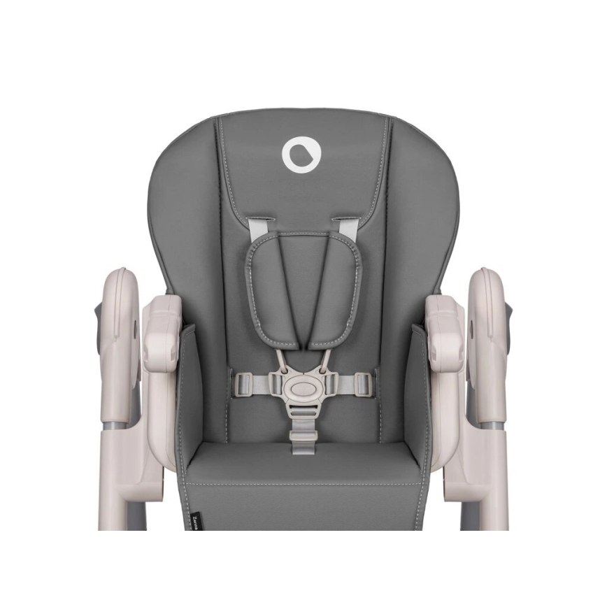 Lionelo - Детски стол за хранене ZANNA, сив