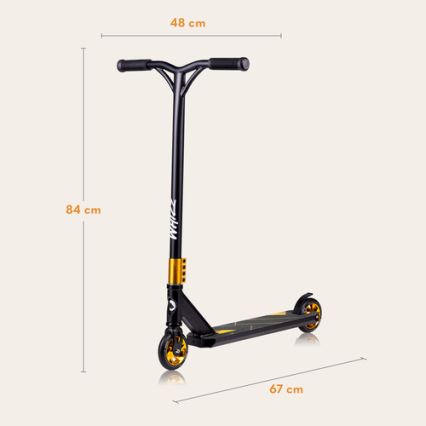 Lionelo - Детски скутер WHIZZ черен