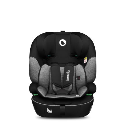 Lionelo - Детско автокресло LEVI i-Size 76-150 cm Черно/Сиво