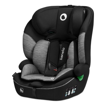 Lionelo - Детско автокресло LEVI i-Size 76-150 cm Черно/Сиво