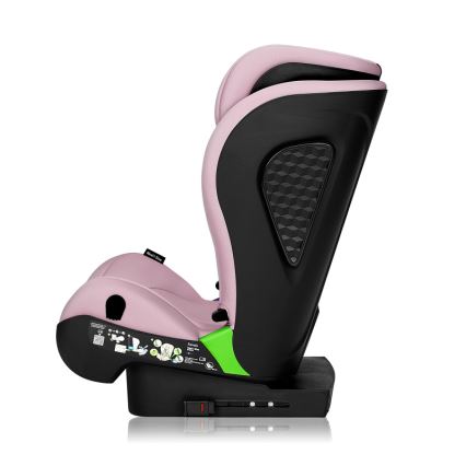 Lionelo - детско автокресло NEAL i-Size 100-150 см розово-лилаво