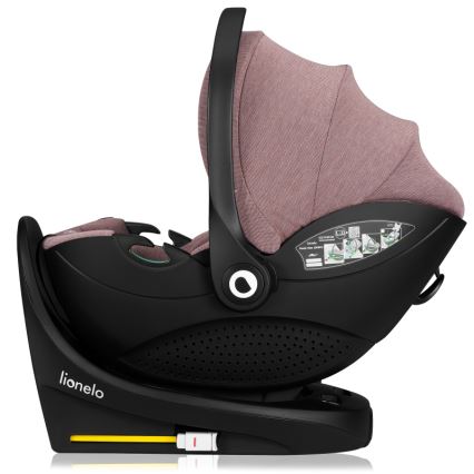 Lionelo - Детско автокресло с въртяща се база MOXIE SET i-Size 40-87 см, розово-лилаво