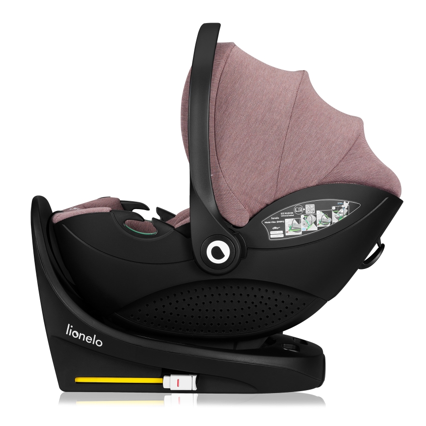 Lionelo - Детско автокресло с въртяща се база MOXIE SET i-Size 40-87 см, розово-лилаво