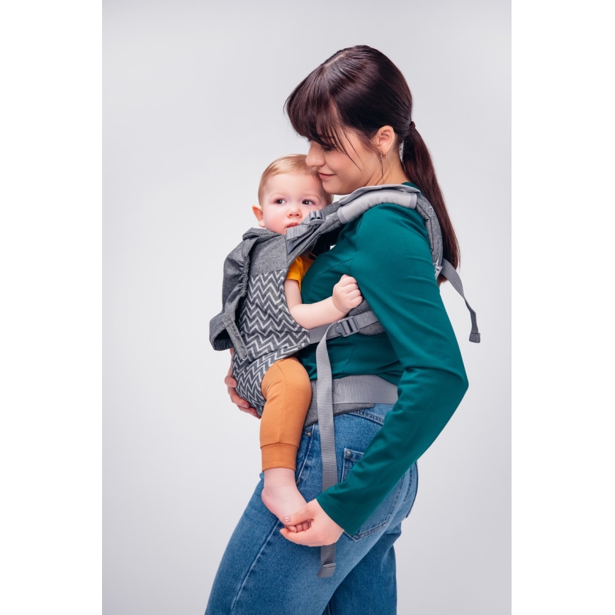 Lionelo - Детско ергономично кенгуру MARGAREET Wave