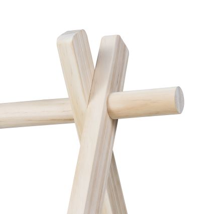 Lionelo - Детско игрално килимче с дървена арка ANIS