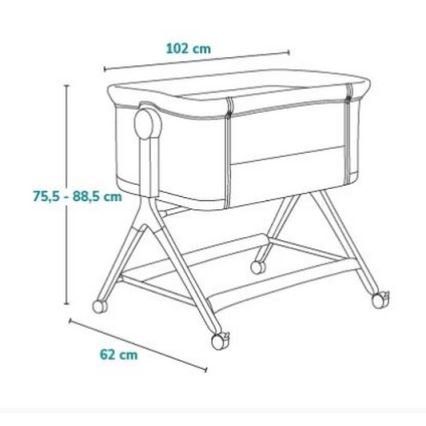 Lionelo - Детско легло 3в1 LEONIE PLUS бежово