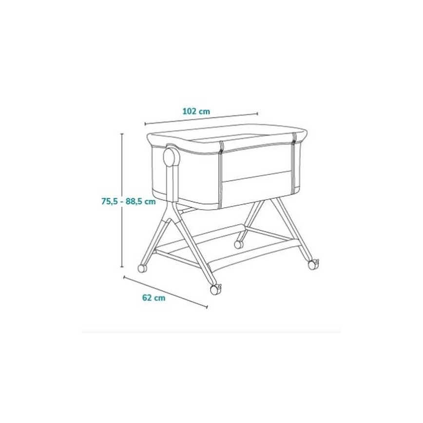 Lionelo - Детско легло 3в1 LEONIE PLUS бежово