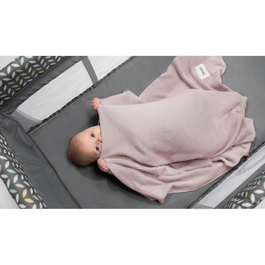 Lionelo - Детско одеяло BAMBOO BLANKET 75x100 cm Бежов пясък
