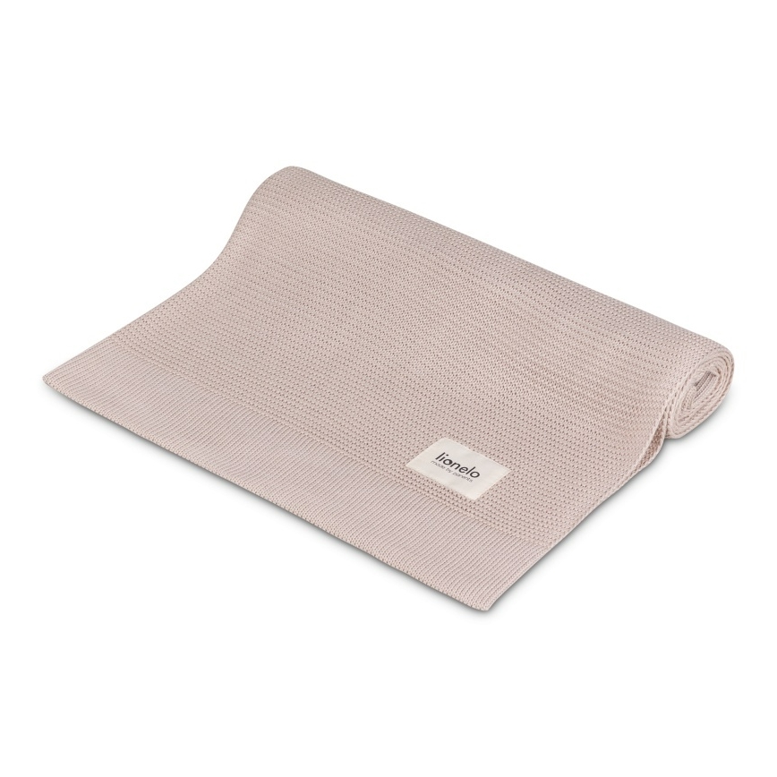 Lionelo - Детско одеяло BAMBOO BLANKET 75x100 cm Бежов пясък
