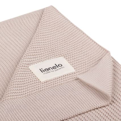 Lionelo - Детско одеяло BAMBOO BLANKET 75x100 cm Бежов пясък