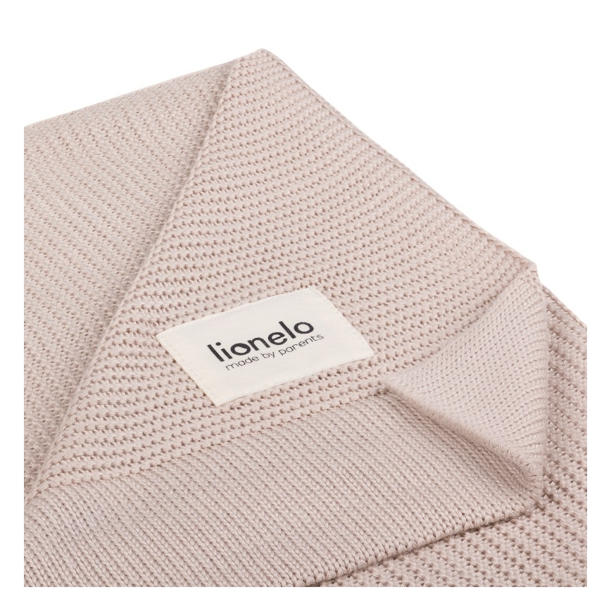 Lionelo - Детско одеяло BAMBOO BLANKET 75x100 cm Бежов пясък