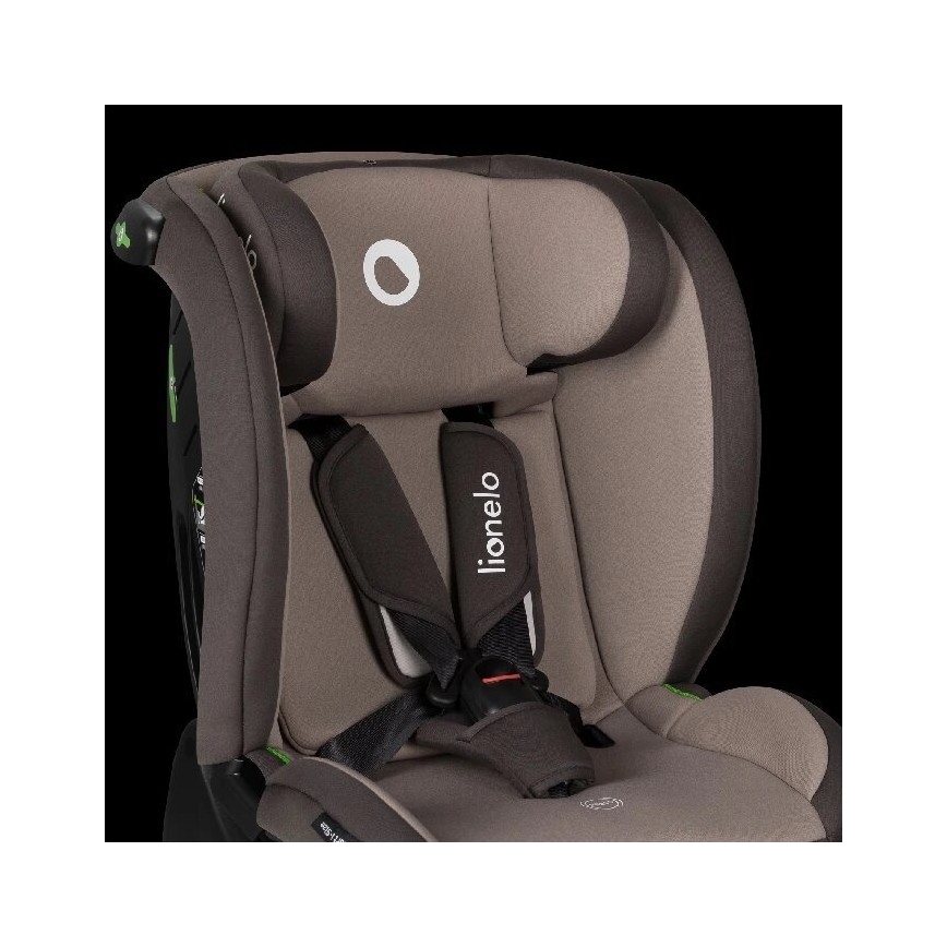 Lionelo - Детско столче за кола AART i-Size 40-150 см кафяво/кремаво
