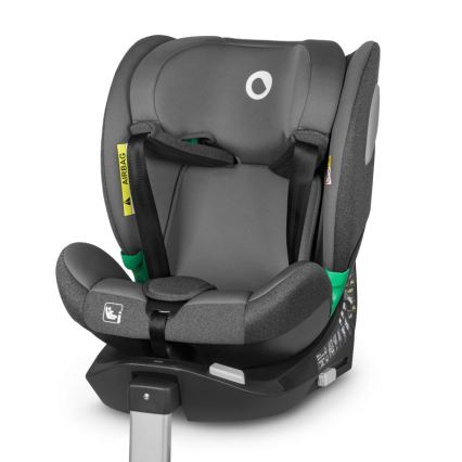 Lionelo - Детско столче за автомобил с въртяща се база BRAAM i-Size 40-150 cm каменосиво