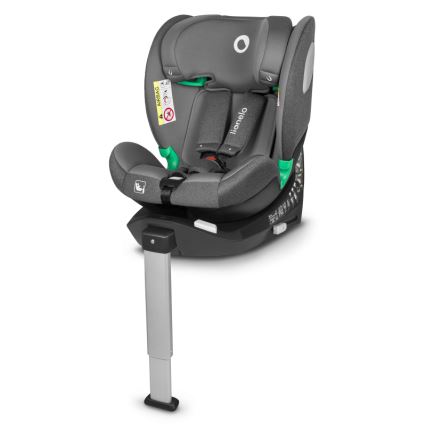 Lionelo - Детско столче за автомобил с въртяща се база BRAAM i-Size 40-150 cm каменосиво