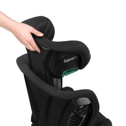 Lionelo - Детско столче за кола IGO i-Size 100–150 см Черен карбон