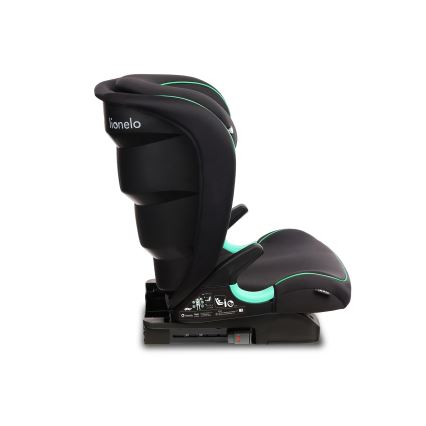 Lionelo - Детско столче за кола NEAL i-Size 100–150 см, Черен оникс