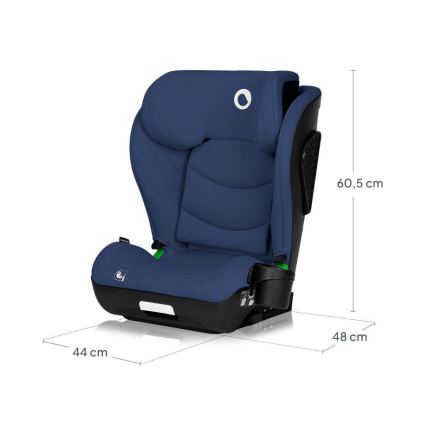 Lionelo - Детско столче за кола NEAL i-Size 100-150 см тъмносиньо