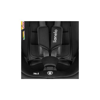 Lionelo - Детска седалка BASTIAAN i-Size 40-150 см черно/сиво