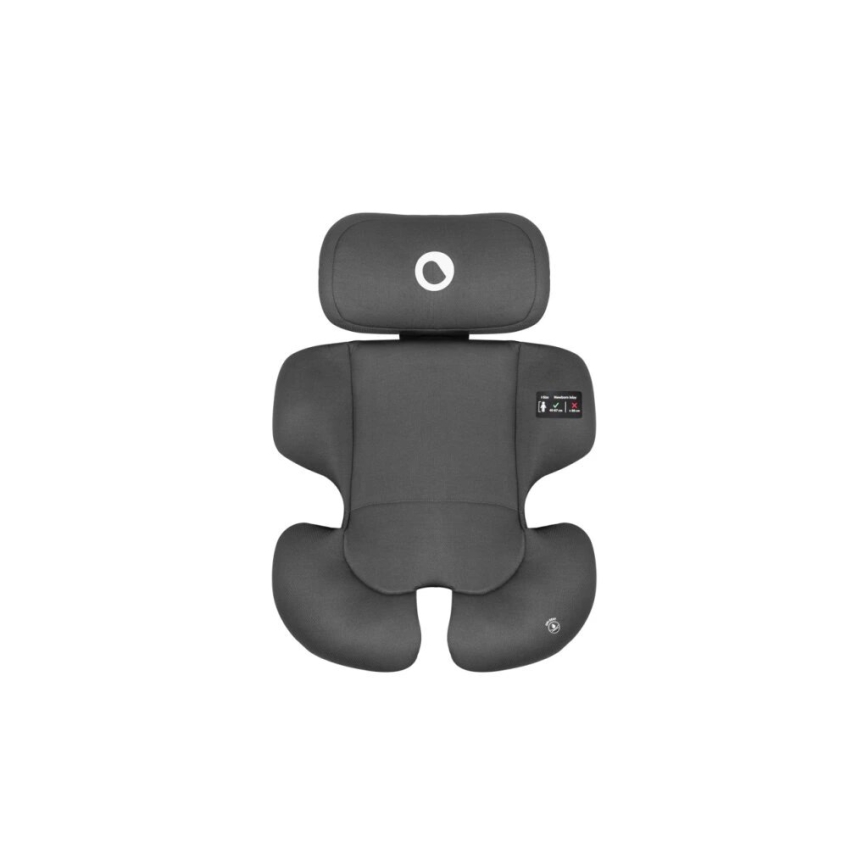 Lionelo - Детска седалка BASTIAAN i-Size 40-150 см черно/сиво