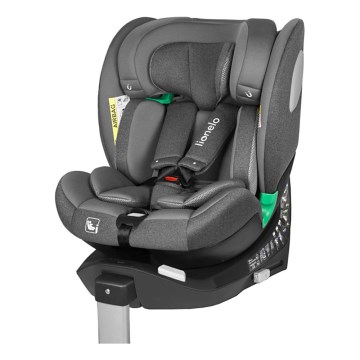 Lionelo - Детско столче за автомобил с въртяща се база BRAAM i-Size 40-150 cm каменосиво
