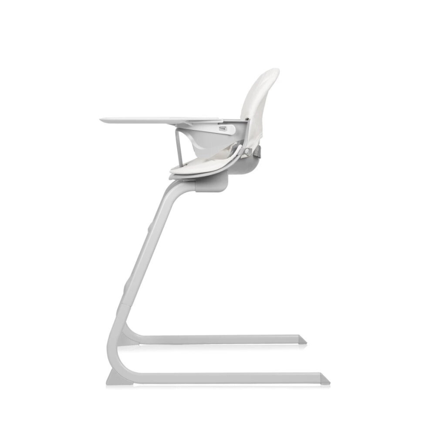 Lionelo - Детско столче за хранене 2в1 DALIA бял/сив