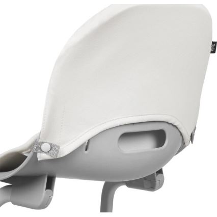 Lionelo - Детско столче за хранене 2в1 DALIA бял/сив