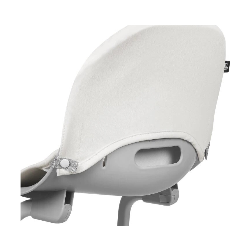 Lionelo - Детско столче за хранене 2в1 DALIA бял/сив