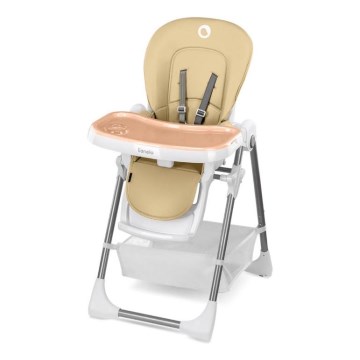 Lionelo - Детско столче за хранене LINN PLUS бял/бежов