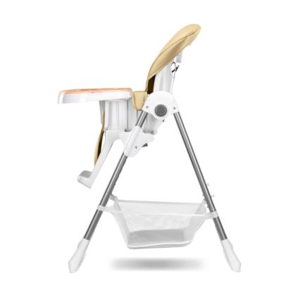 Lionelo - Детско столче за хранене LINN PLUS бял/бежов