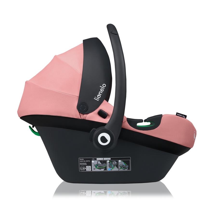 Lionelo - Детско столче за кола ASTRID i-Size 40-87 см коралово-розово