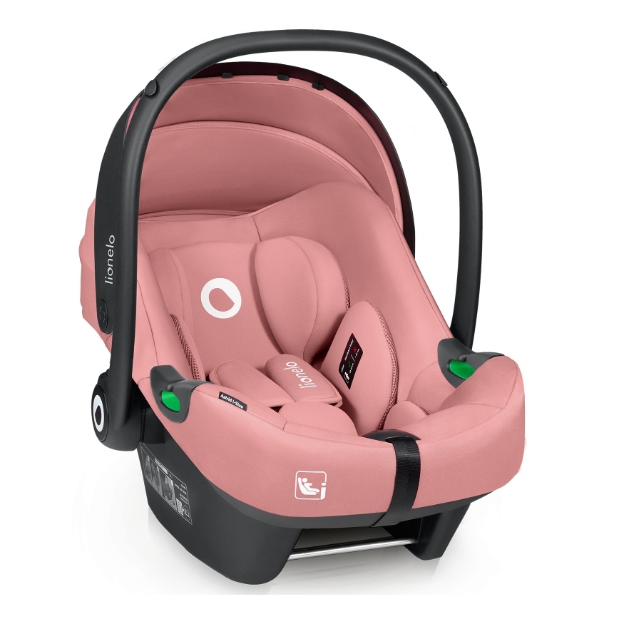 Lionelo - Детско столче за кола ASTRID i-Size 40-87 см коралово-розово