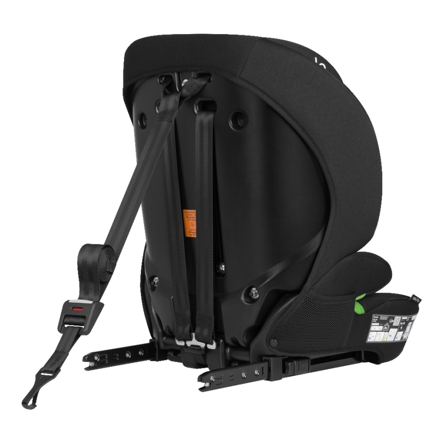 Lionelo - Детско столче за кола BILLY i-Size 76–150 cm, черен карбон