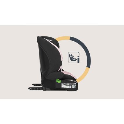 Lionelo - Детско столче за кола BILLY i-Size 76-150 cm Pink Baby