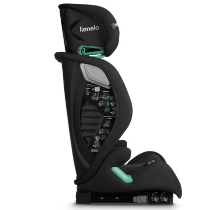 Lionelo - Детско столче за кола IGO i-Size 100–150 см Черен карбон