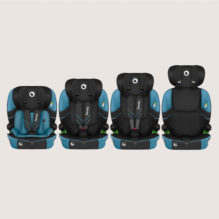 Lionelo - Детско столче за кола LEVI FIX i-Size 76-150 cm, кобалтово синьо
